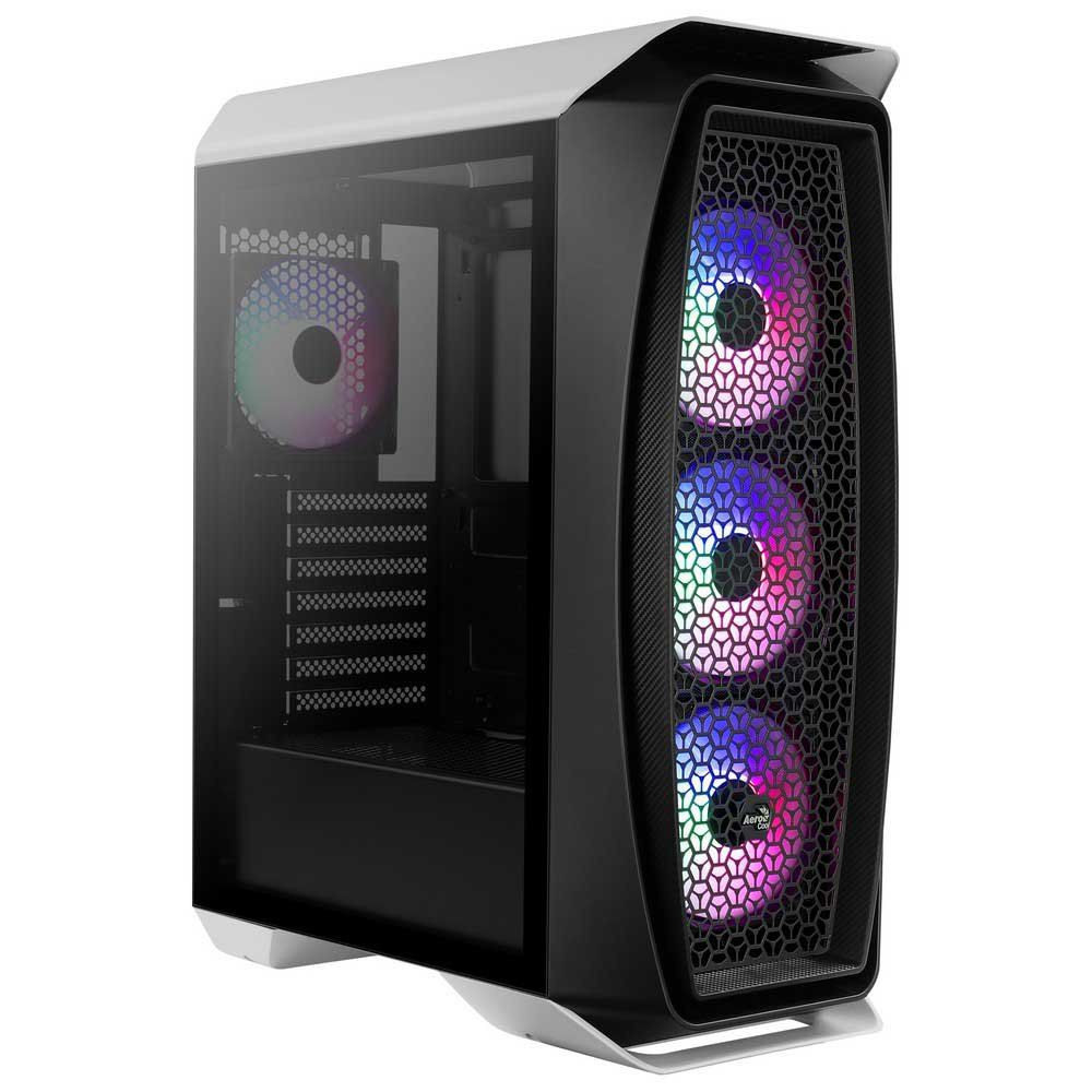 CASE AEROCOOL AERO ONE NEGRO 4FAN 2210-2106001 5,83KG VIDRIO