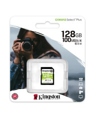 MEMORIA SD KINGSTON 128 GB CLASE 10 CANVAS