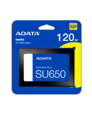 DISCO DURO ADATA 120 GB SU650 SSD AZUL 2,5" SATA 6Gb/S +520MB/S / ASU650SS-120GT-R
