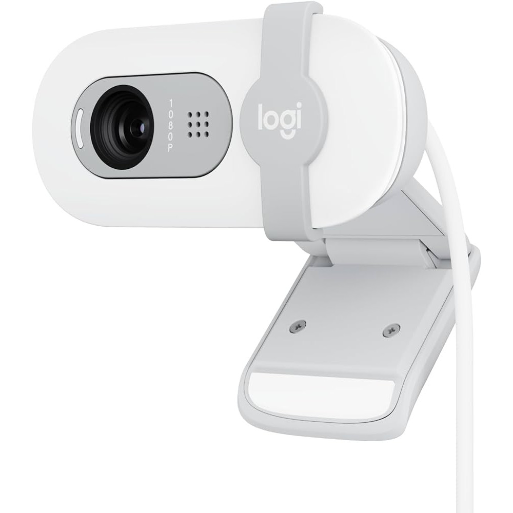 WEBCAM LOGITECH BRIO 100 FHD BLANCA USB