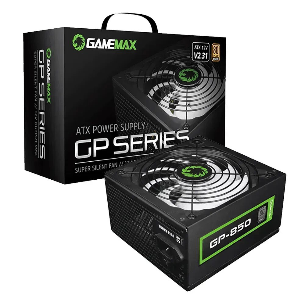 FUENTE DE PODER GAMEMAX GP-850W 80+ BRONZE ULTRA SILENT
