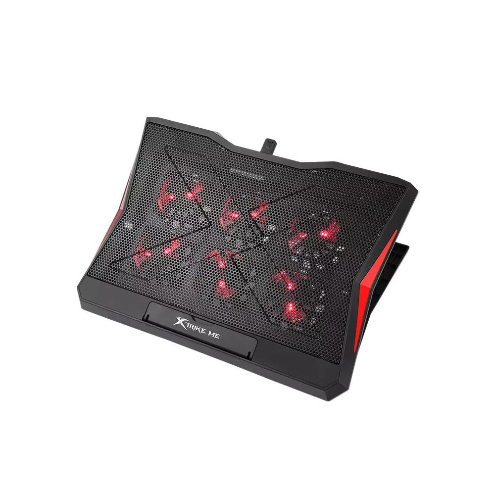 COOLING PAD XTRIKE ME FN-811 6FAN LED ROJO 17" AJUSTABLE