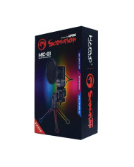 MICROFONO MARVO MIC-03 USB CARDIOIDE p/ESCRITORIO