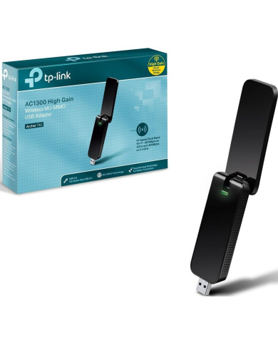 ADAPTADOR INALAMBRICO TP-LINK ARCHER T4U AC1300 DUAL BAND WIRELESS