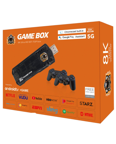CONSOLA GAME BOX TV&GAME STICK 8K UHD 5G CHROMECAST