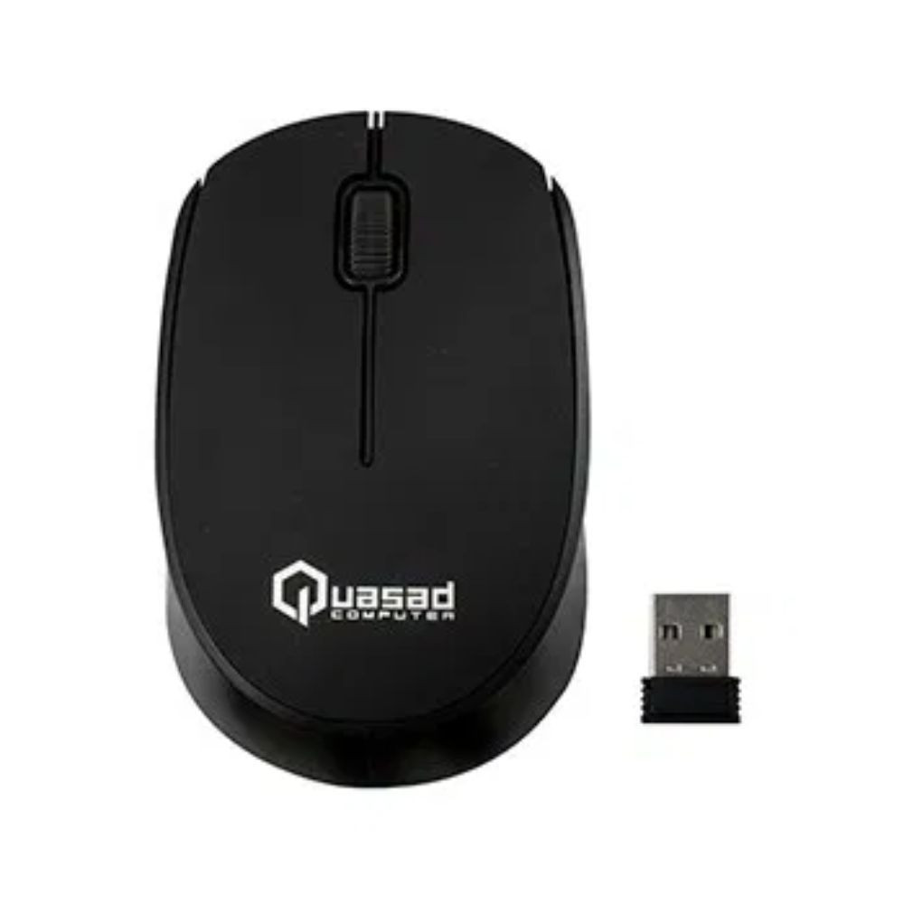 MOUSE QUASAD QM-610G WIRELESS NEGRO 1600DPI 10M 2,4GHz