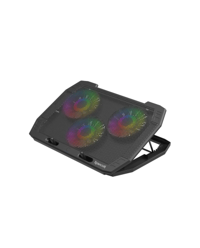 COOLING PAD GAMER REDRAGON GCP511 INGRID RGB 17,3" 3-VENTILADORES
