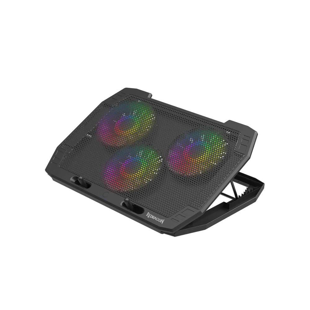 COOLING PAD GAMER REDRAGON GCP511 INGRID RGB 17,3" 3-VENTILADORES