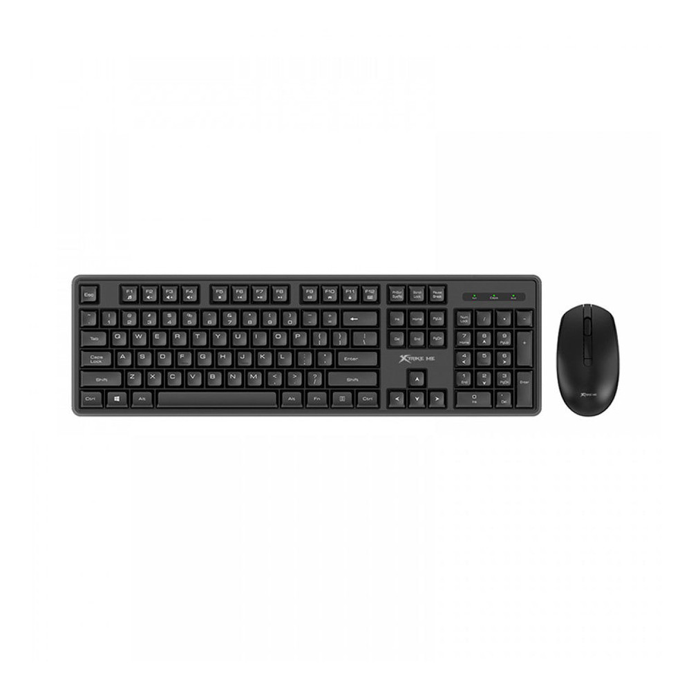 COMBO TECLADO Y MOUSE XTRIKE ME MK-307 WIRELESS NEGRO DESKTOP KIT