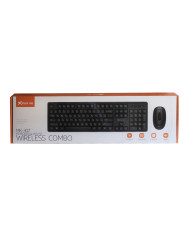 COMBO TECLADO Y MOUSE XTRIKE ME MK-307 WIRELESS NEGRO DESKTOP KIT