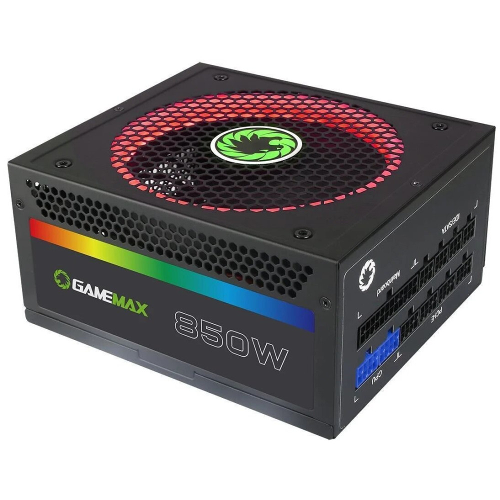 FUENTE DE PODER GAMEMAX 850W PRO RGB 80P GOLD