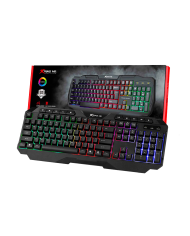 TECLADO XTRIKE ME KB-306 RAINBOW MEMBRANA USB