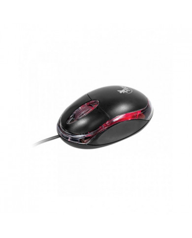 MOUSE XTECH XTM195 USB NEGRO 1000DPI 3 BOTONES XTM-195