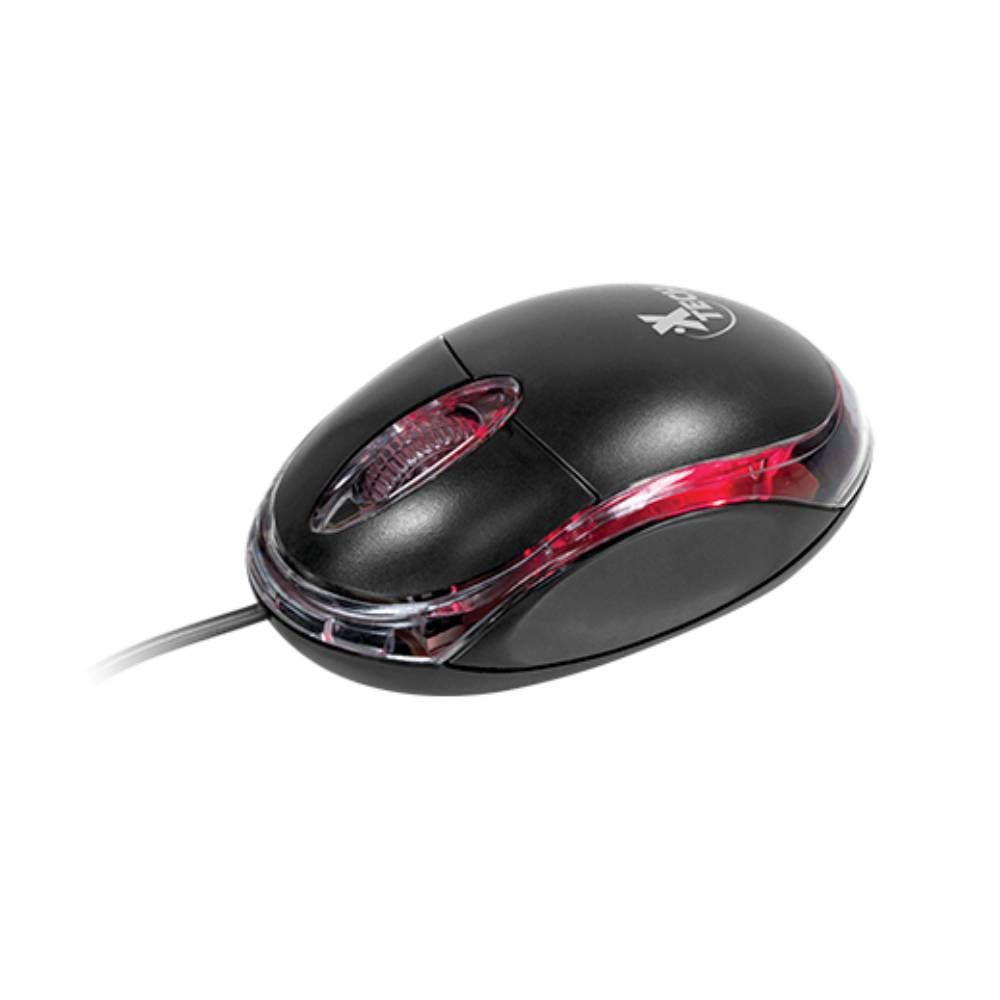 MOUSE XTECH XTM195 USB NEGRO 1000DPI 3 BOTONES XTM-195