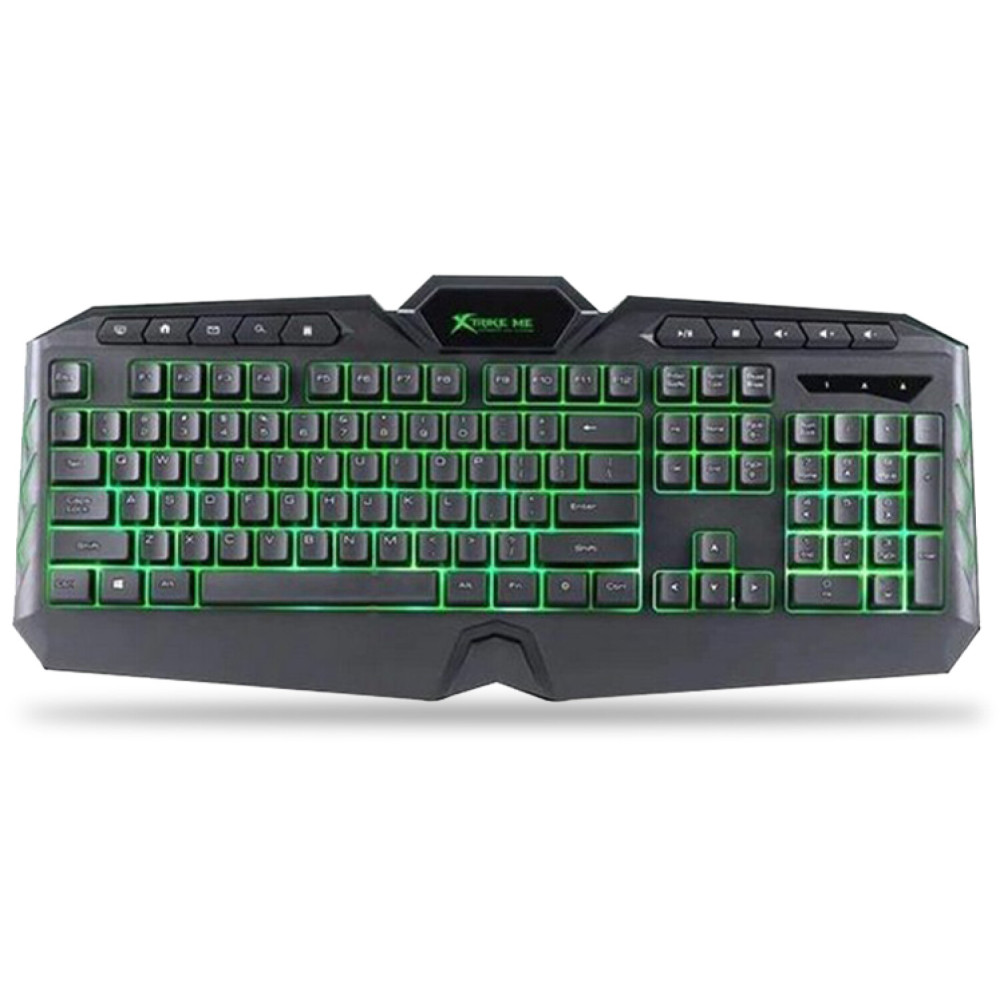 TECLADO XTRIKE ME KB-509 7COL BACKLIGHT USB