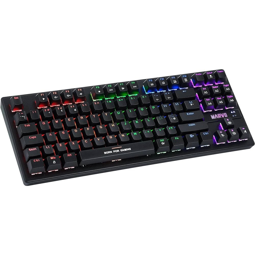 TECLADO MARVO KG901C MECH RAINBOW BLUE SWITCH