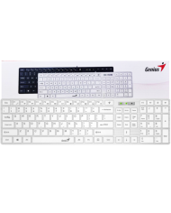 TECLADO GENIUS SLIMSTAR 126 USB BLANCO
