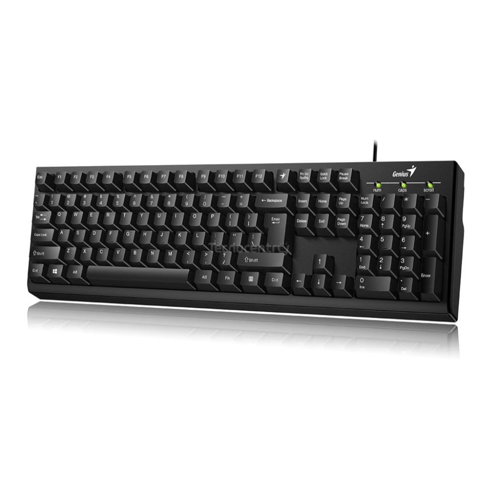 TECLADO GENIUS KB-100XP USB NEGRO MULTIMEDIA