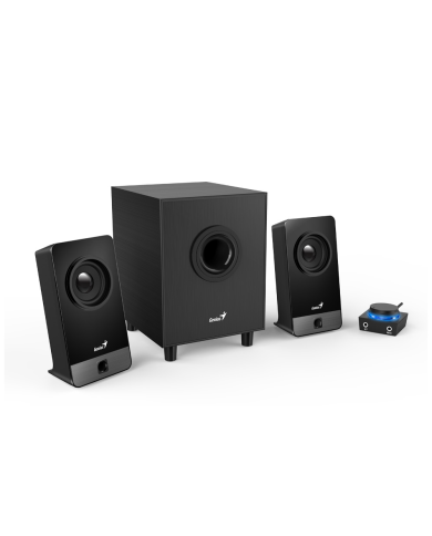 PARLANTES GAMER GENIUS SW-G2.1 300X 3.5W SATELITES 3.25W x2 GAMING