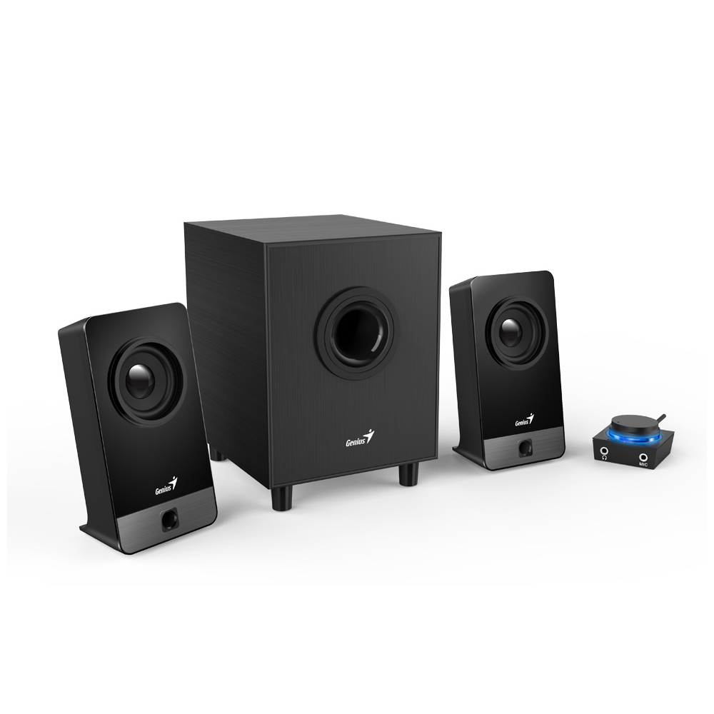 PARLANTES GAMER GENIUS SW-G2.1 300X 3.5W SATELITES 3.25W x2 GAMING