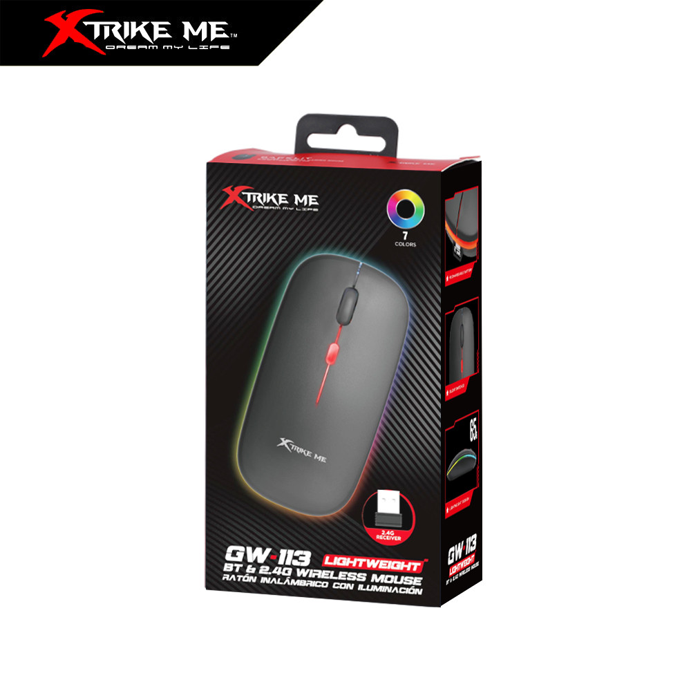 MOUSE XTRIKE ME GW-113 WIRELESS 1600DPI