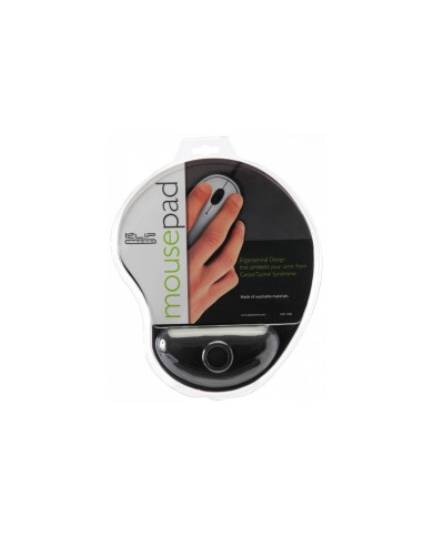 MOUSE PAD KLIPX KMP-100B ERGO GEL ALMOHADILLA