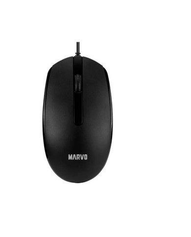 MOUSE MARVO MS003BK USB NEGRO ERGO 1000DPI