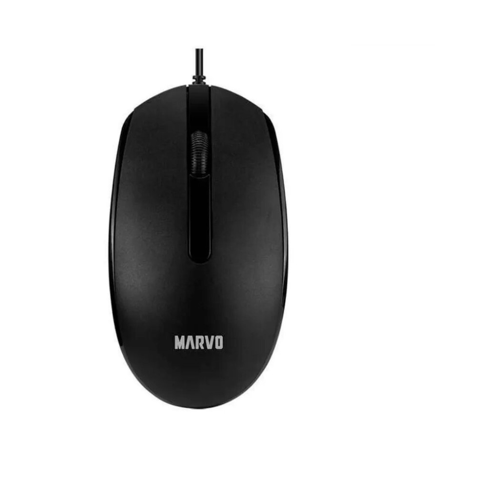 MOUSE MARVO MS003BK USB NEGRO ERGO 1000DPI