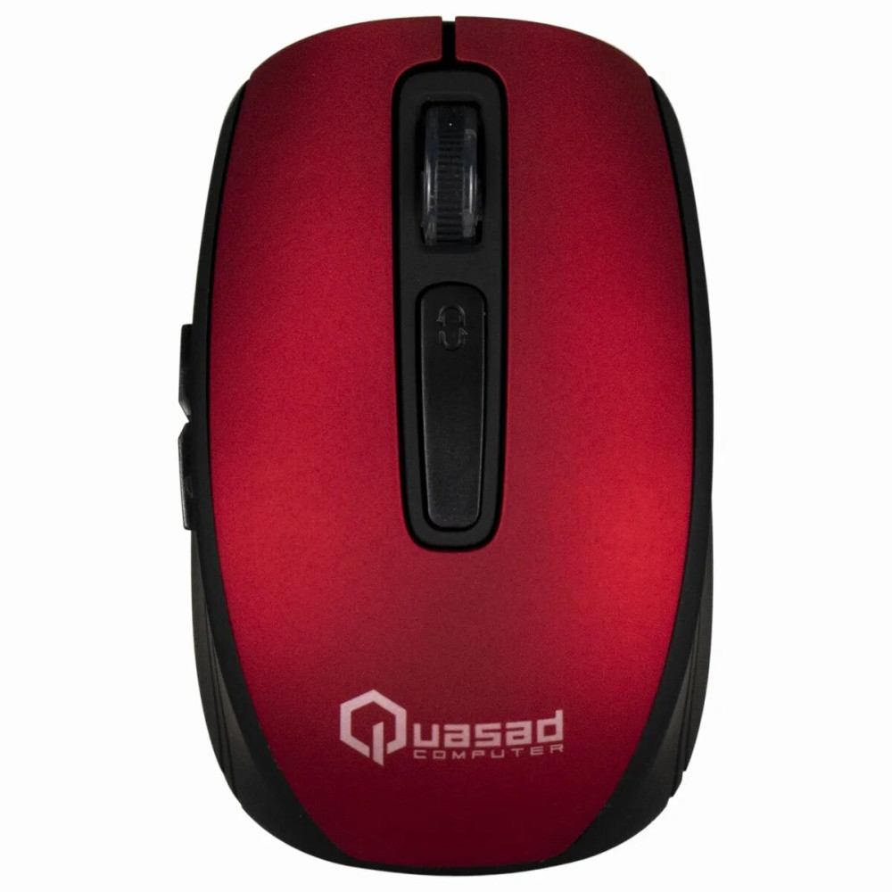 MOUSE QUASAD QM-850RED ROJO WIRELESS RECARGABLE