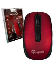 MOUSE QUASAD QM-850RED ROJO WIRELESS RECARGABLE