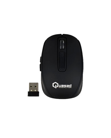 MOUSE QUASAD QM-850BLK NEGRO WIRELESS RECARGABLE