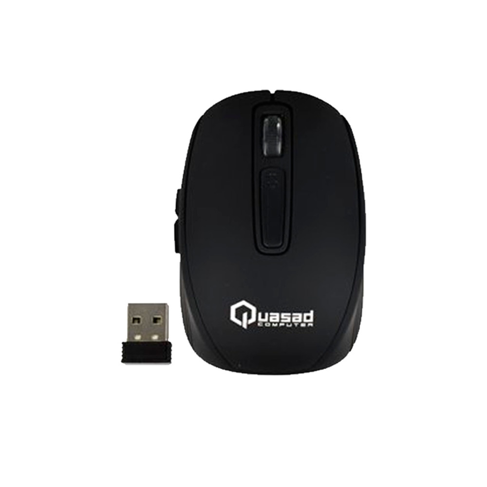 MOUSE QUASAD QM-850BLK NEGRO WIRELESS RECARGABLE