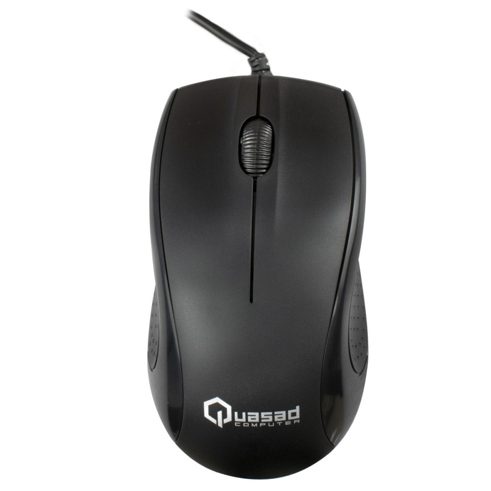 MOUSE QUASAD QM-703U 3D USB NEGRO
