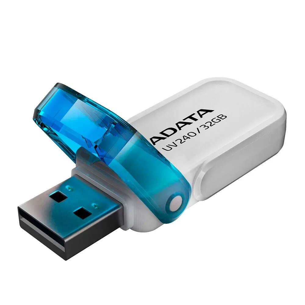 PENDRIVE ADATA 32 GB BLANCO UV240 USB2.0 AUV240-32G-RWH