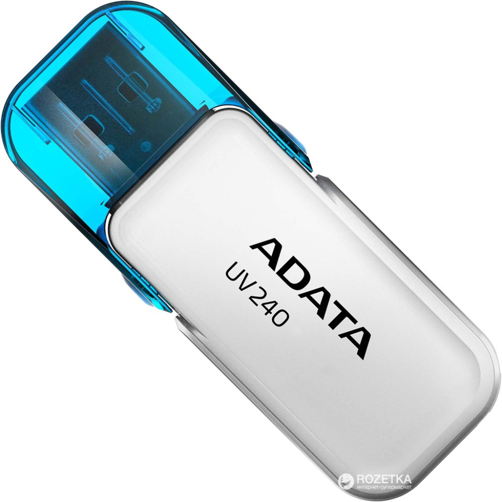 PENDRIVE ADATA 32 GB BLANCO UV240 USB2.0 AUV240-32G-RWH