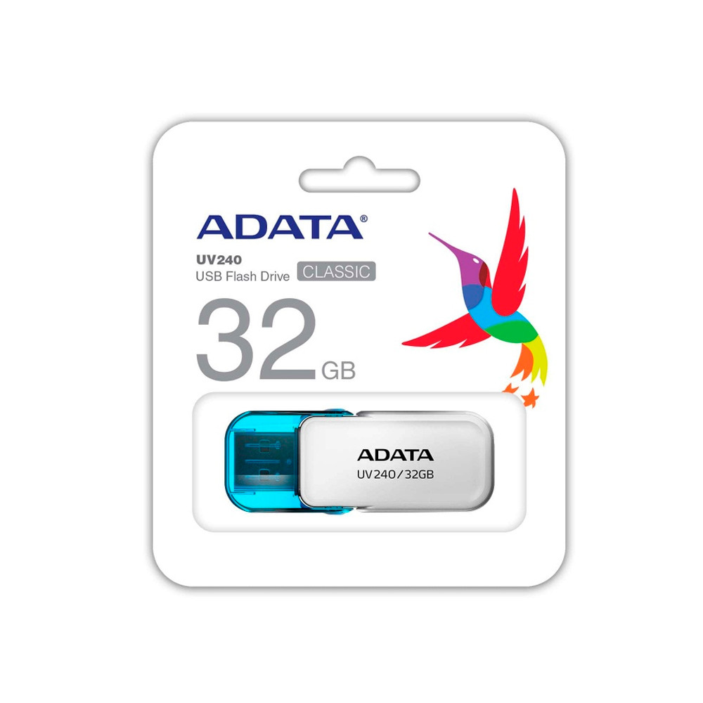 PENDRIVE ADATA 32 GB BLANCO UV240 USB2.0 AUV240-32G-RWH