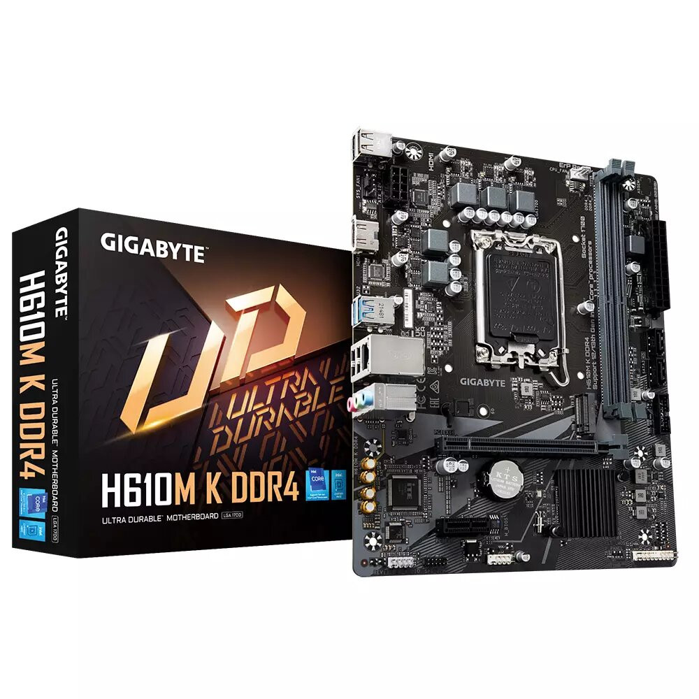 MAINBOARD GIGABYTE H610M K LGA1700 2DDR4