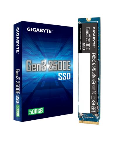 DISCO DURO GIGABYTE 500GB SSD M.2 2280 GEN3 2500E PCIe3.0 / G325E500G