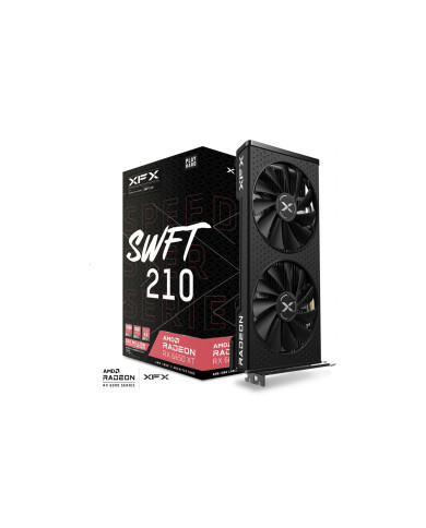 TARJETA DE VIDEO XFX SWFT 210 8GB RX6650XT AMD FHD PCIe4.0 GAMING RDNA2 / RX-665X8DFDR