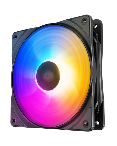 VENTILADORES DEEPCOOL RF120 FS 3FAN LED 120MM / DP-FLED3-RF120FS-3P