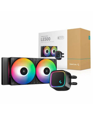 COOLER DEEPCOOL GAMMAXX LE500 6COL LIQUID 240MM 2FAN LGA1700/1200/1151/1150/1155 AM5/AM4 282x120x27mm 1,85kg