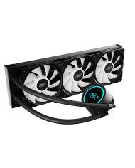COOLER DEEPCOOL GAMMAXX L360 BK ARGB LIQUID 360MM 3FAN LGA2066/2011-1150 AM5/AM4  401x120x27mm 1,70KG
