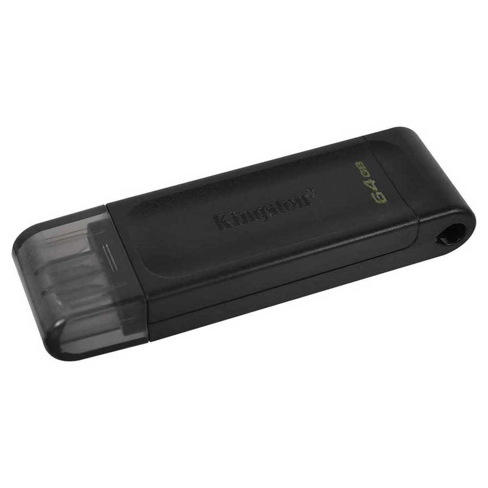 PENDRIVE KINGSTON 64GB DT70 TYPE-C USB3.2 NEGRO DT70/64GB PENDRIVE KINGSTON 64GB DT70 TYPE-C USB3.2 NEGRO DT70/64GB