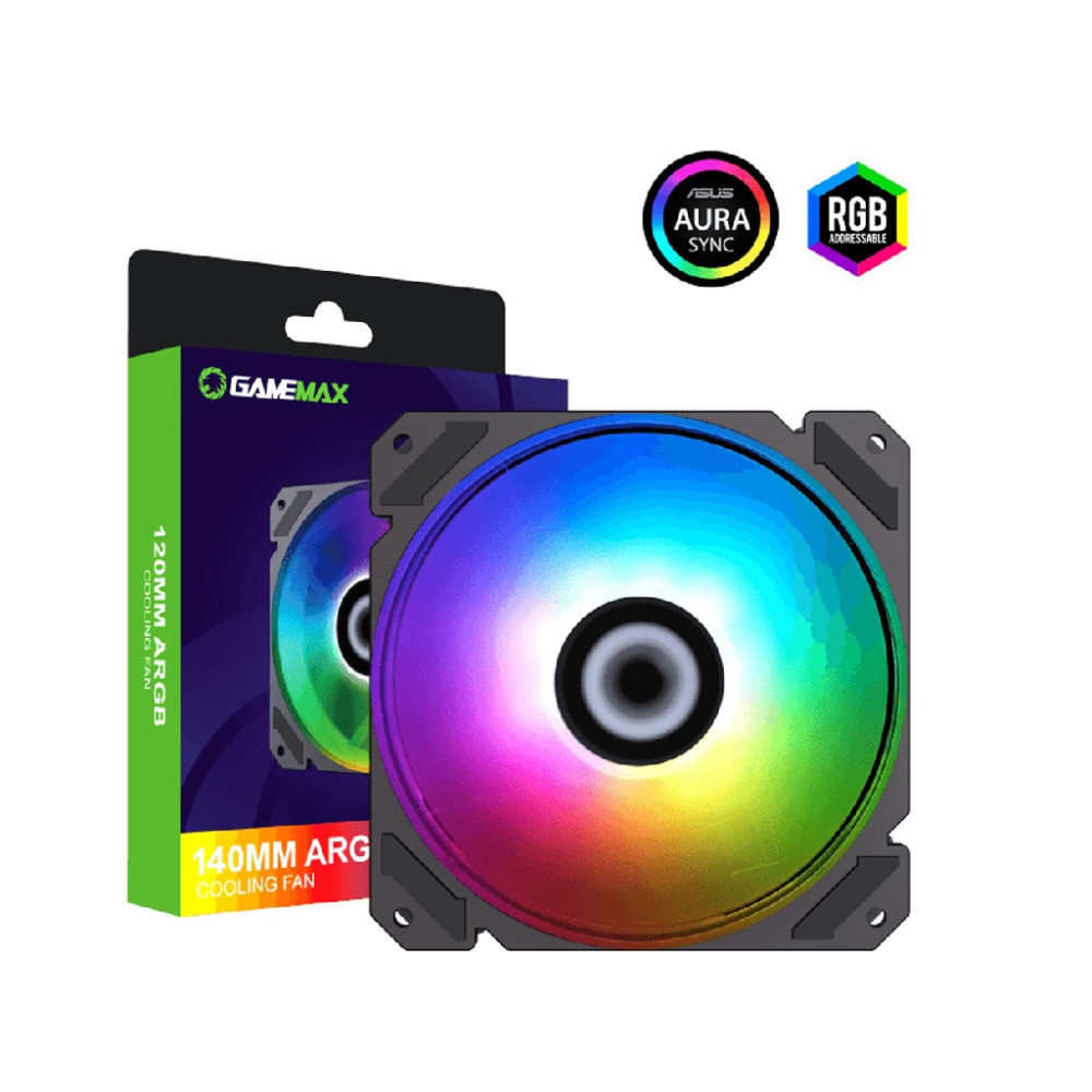 VENTILADOR GAMEMAX FN14 RAINBOW-C9 ARGB