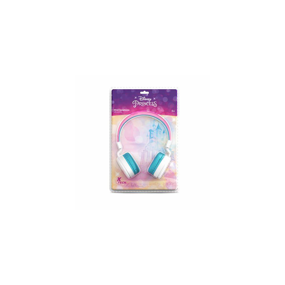 HEADSET XTECH XTH-D274PS PRINCESAS BLANCO/ROSA
