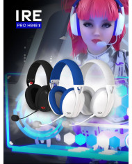 HEADSET GAMER REDRAGON IRE PRO H848 BLANCO WIRELESS GAMING