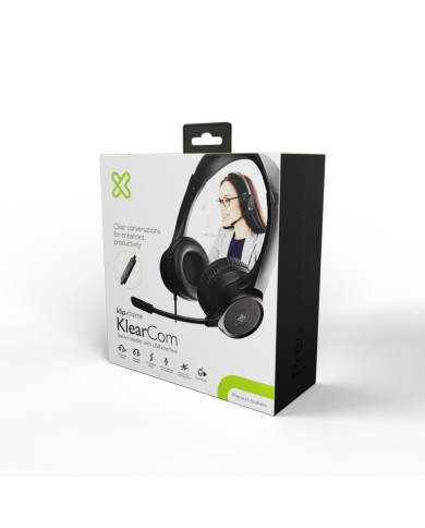 HEADSET KLIPX KCH-510 USB KLEARCOM ONEAR STEREO