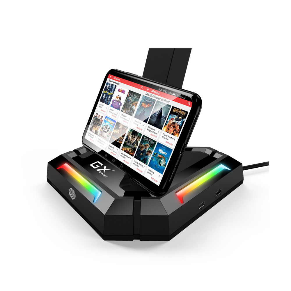 SOPORTE HEADSET GENIUS GX-UH100 RGB GAMING