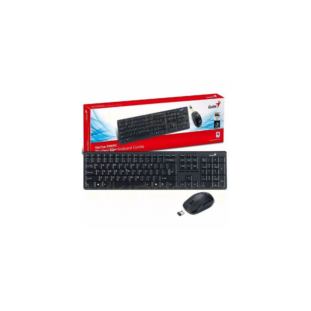 DESKTOP KIT GENIUS SLIMSTAR 8000SE WIRELESS COMBO