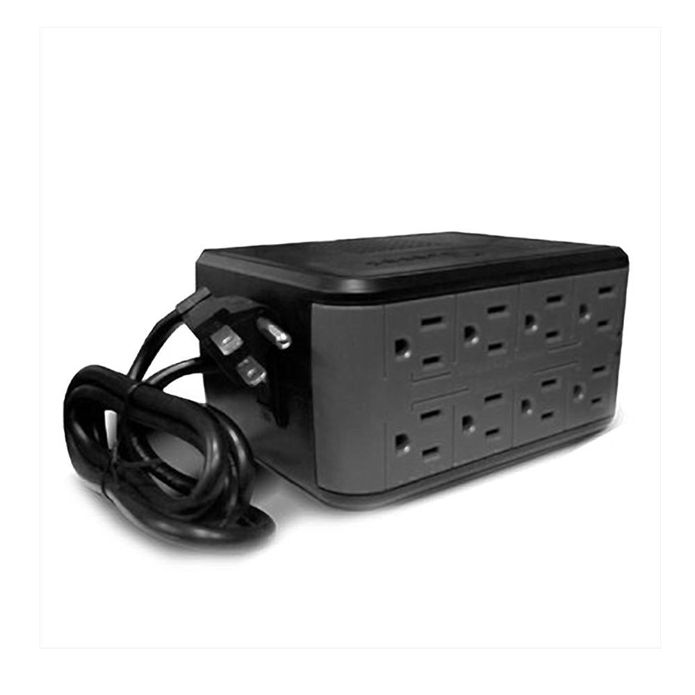 REGULADOR DE VOLTAGE QUASAD QAVR-1050BK NEGRO 8 SALIDAS